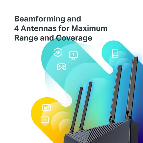 TP-Link WiFi 6 AX3000 Smart WiFi Router (Archer AX50) – 802.11ax Router, Gigabit Router, Dual Band, OFDMA, MU-MIMO, Parental Controls, Built-in HomeCare,Works with Alexa - Image 5