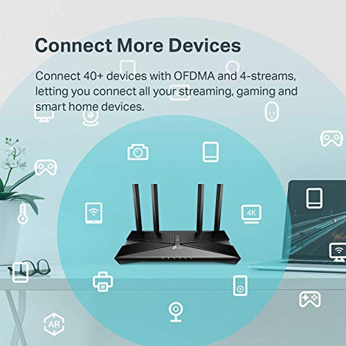 TP-Link WiFi 6 AX3000 Smart WiFi Router (Archer AX50) – 802.11ax Router, Gigabit Router, Dual Band, OFDMA, MU-MIMO, Parental Controls, Built-in HomeCare,Works with Alexa - Image 4