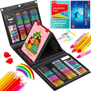 Art Set, iBayam 222 Pack Art Supplies Drawing Kit for Kids